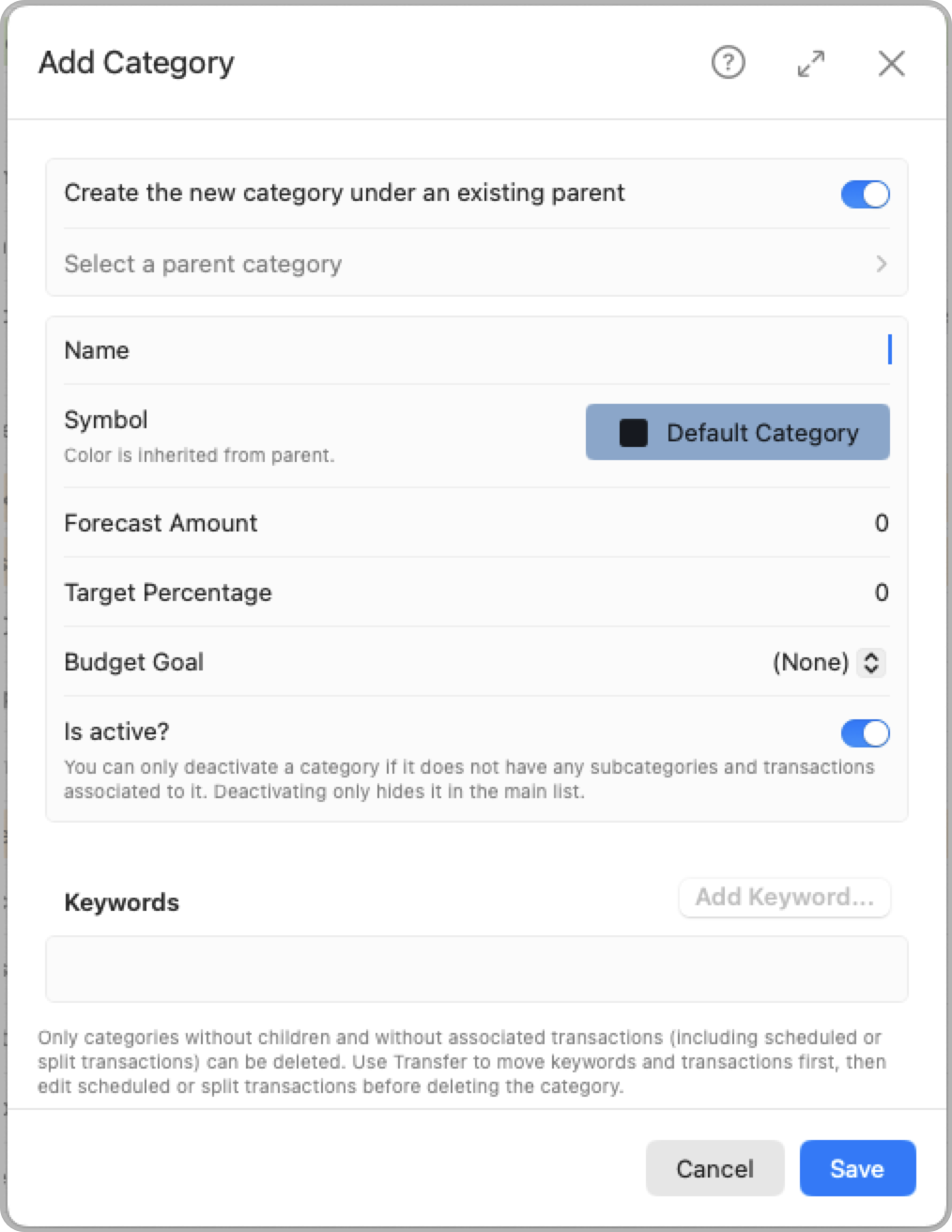 Add Category